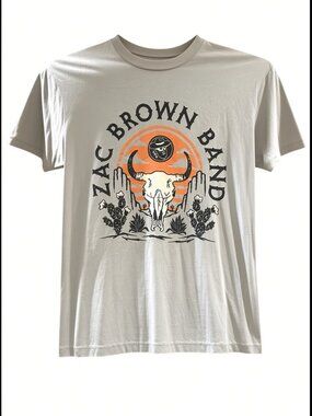 Zac Brown Band From The Fire 2023 Tour Concert Tshirt Size Medium